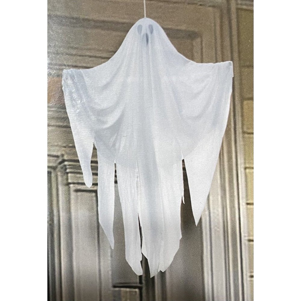 Happy Halloween 3 Foot Ghost for Hanging Indoor Outdoor